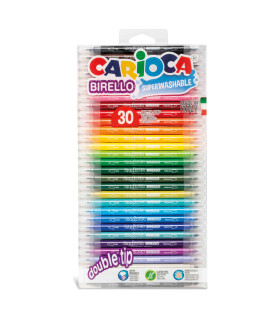 Marcadores Doble Punta Birello Carioca x 30