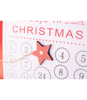 Calendario Metálico Cuenta Regresiva de Navidad Alparamis