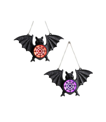 Adorno de Halloween Murciélago con Luz a Pilas Alparamis
