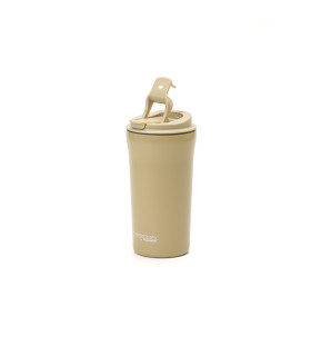 Vaso Térmico 500 ml Doble con Tapa y Sorbete Thermos Arena