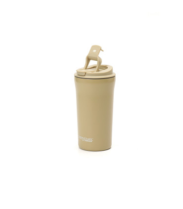 Vaso Térmico 500 ml Doble con Tapa y Sorbete Thermos Arena