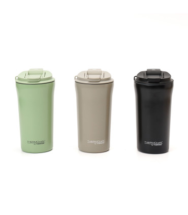 Vaso Térmico 500 ml Doble con Tapa y Sorbete Thermos Arena