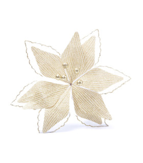 Adorno Estrella Federal Dorada 25 cm Alparamis A24-3977