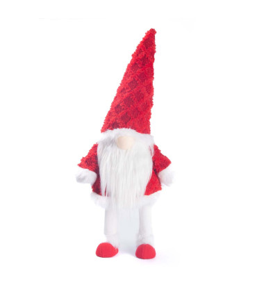 Adorno de Duende Rojo con Luz LED 88 cm Alparamis