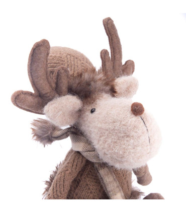 Adorno de Reno con Bufanda 40 cm Alparamis