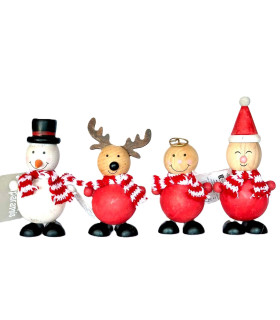 Adorno Figura de Navidad de Pie 13 cm Alparamis