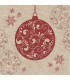 Servilletas Recicladas 24 x 24 cm Baubles Xmas