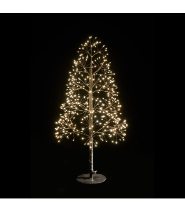 Árbol Negro 70 cm y 500 Luces Cálidas Alparamis