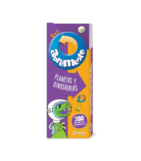 Libro Abremente 2 En 1 Planetas Y Dinosaurios