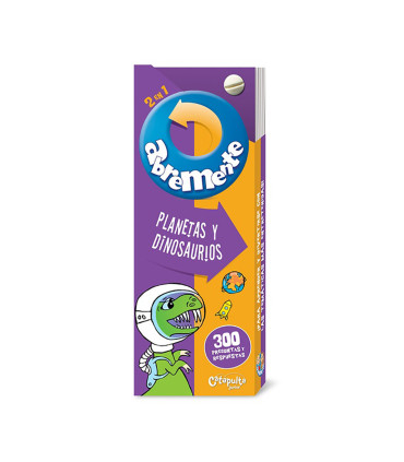 Libro Abremente 2 En 1 Planetas Y Dinosaurios