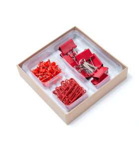 Set de escritorio - Rojo
