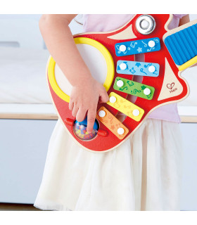 Guitarra 6 en 1 Hape Instrumento Musical de Juguete