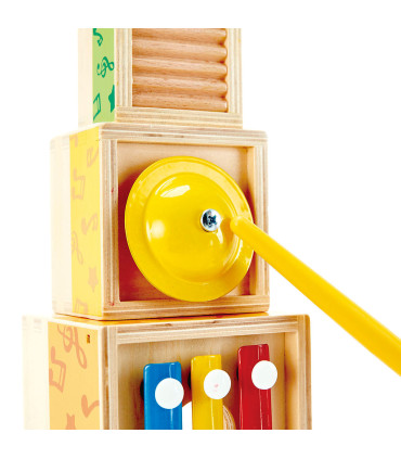 Set de Música Apilable Hape Instrumentos de Juguete