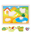 Rompecabezas Sunny Valley 3 en 1 Hape