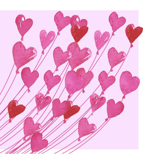 Servilletas 33 x 33 cm Love