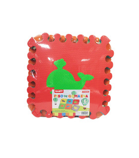 Piso de Goma Eva - Animales y Formas 135 x 90 cm