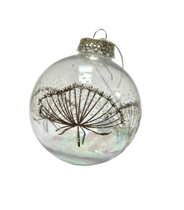 Bola Estrellas Plateadas 8 cm Surtido Alparamis