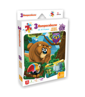 Rompecabezas Infantil Reino Animal