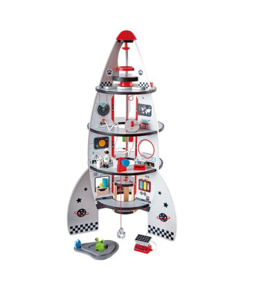 Cohete Espacial de 4 Pisos de Juguete Hape