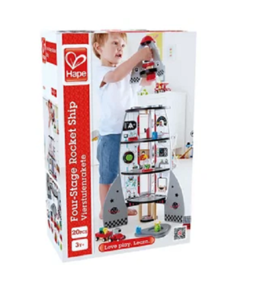 Cohete Espacial de 4 Pisos de Juguete Hape