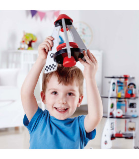 Cohete Espacial de 4 Pisos de Juguete Hape