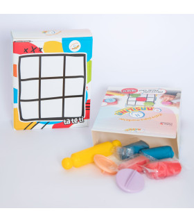 Cajita Creativa de Juego Tatetí Masilina