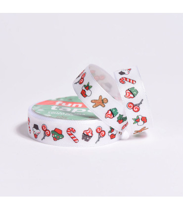 Cinta Fun Tape Christmas 1.5 cm x 5 metros