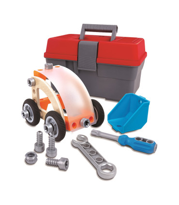 Set de Construcción de Auto 37 Piezas Junior Inventor Hape