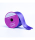 Cinta de Raso Doble Faz Violeta 5 cm x 10 m