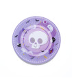 Platos Violetas de Halloween x 8