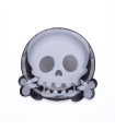 Platos de Cartón Calavera de Halloween x 8
