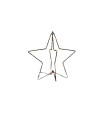 Adorno Estrella 3D con Luz LED 25 cm Alparamis
