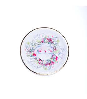 12 Paquetes de 8 Platos Bosque Encantado