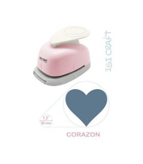 Perforadora Artística 38 mm Corazón Ibicraft