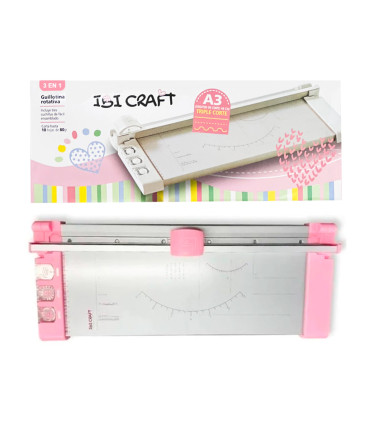 Gillotina Rotativa A3 Rosa Ibicraft