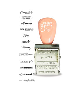 Set de Sello Teacher en Inglés Ibicraft