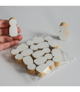 Muñequitos de Chicos Modelo 3 de Madera x 10