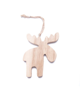 Adorno Navideño para Colgar de Madera 10 cm Alparamis