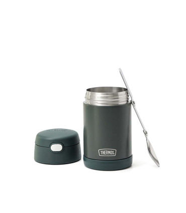 Termo para Alimentos con Cuchara Thermos Funtainer 470 ml Gris Plomo
