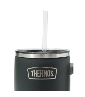 Vaso Térmico con Asa y Sorbete Thermos Classic 850 ml Gris