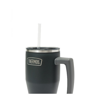 Vaso Térmico con Asa y Sorbete Thermos Classic 850 ml Gris
