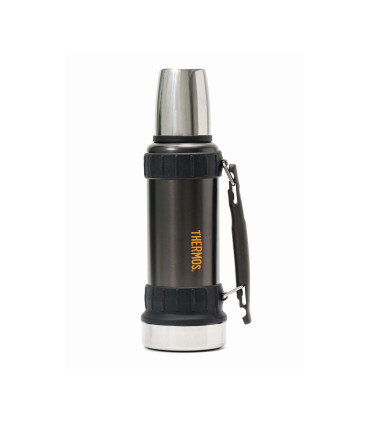 Termo con Asa Antideslizante Thermos Beberageware 1200 ml Gris Acero