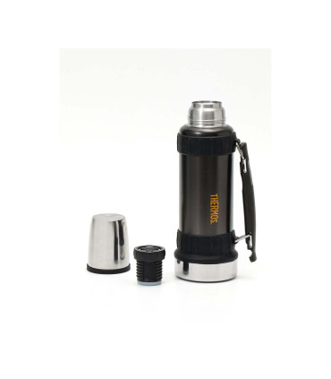 Termo con Asa Antideslizante Thermos Beberageware 1200 ml Gris Acero
