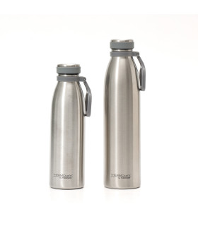 Botella Térmica 750 ml con Tapa a Rosca y Manija Thermos Acero