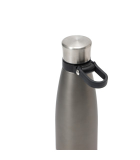 Botella Térmica 500 ml con Tapa a Rosca y Manija Thermos Gris