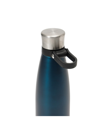 Botella Térmica 500 ml con Tapa a Rosca y Manija Thermos Azul Noche