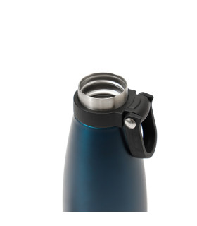 Botella Térmica 500 ml con Tapa a Rosca y Manija Thermos Azul Noche