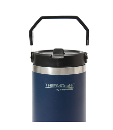Vaso Térmico 880 ml con Tapa con Pico y Manija Thermos Azul
