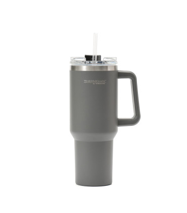 Taza de Viaje Térmica 1200 ml con Asa y Sorbete Thermos Gris