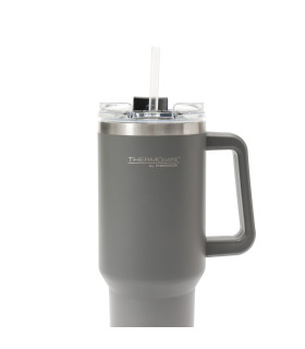 Taza de Viaje Térmica 1200 ml con Asa y Sorbete Thermos Gris